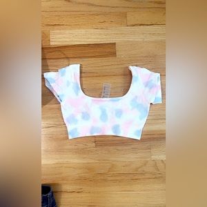 Crop workout top